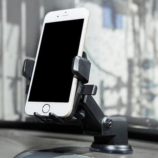 Suport Telefon cu Braț Telescopic Reglabil HOZRO, Culoare Neagră – 360° Rotativ, Stabil și Ușor de Utilizat, Compatibil cu Toate Modelele de Smartphone, Ideal pentru Birou, Mașină sau Acasă HOZRO