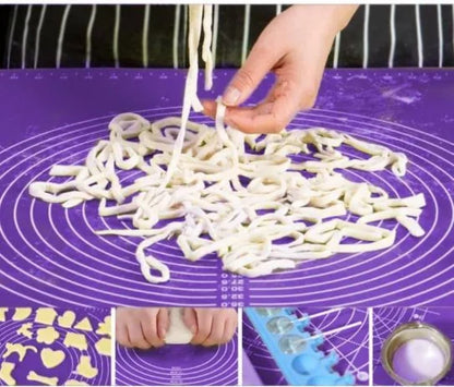 Covoraș de Silicon Premium HOZRO, pentru Frământat și Întins Aluat – Practic, Elegant și Ușor de Folosit! 🥖🍕
