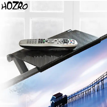 Suport Reglabil HOZRO, pentru Router și Televizor – Organizator Modern pentru Electronice, Compact și Rezistent HOZRO