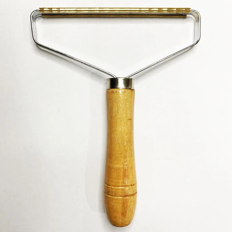 Instrument de curatat scame/pieptene, lemn/cupru, 16 x 13 cm, 7.5 x 4.3 cm BESTSELLS