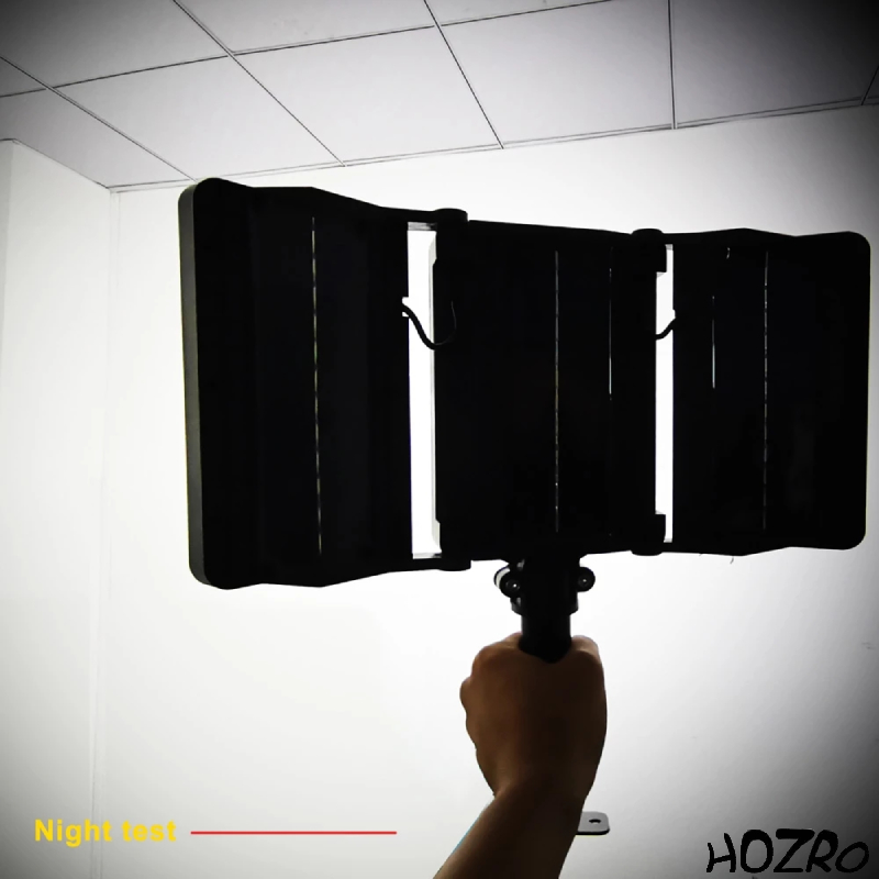 Lampă Solară HOZRO, Model W785-3 Iluminare LED Puternică, Încărcare Solară, Rezistentă la Intemperii, Ideală pentru Exterior HOZRO