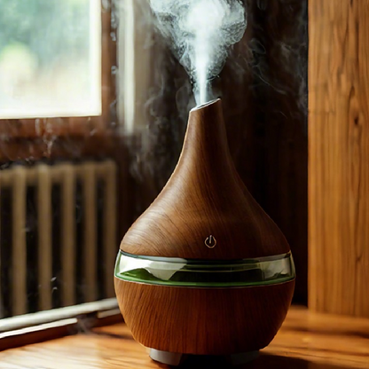 Difuzor Aromaterapie HOZRO, Model 041 Maro – Umidificator și Difuzor de Arome cu LED, Design Elegant pentru Relaxare și Aromaterapie HOZRO