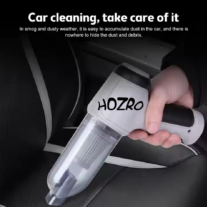 Aspirator Auto HOZRO, Model JB-107 – Putere Mare de Aspirație, Compact și Ușor de Utilizat, Ideal pentru Curățarea Rapidă a Mașinii HOZRO