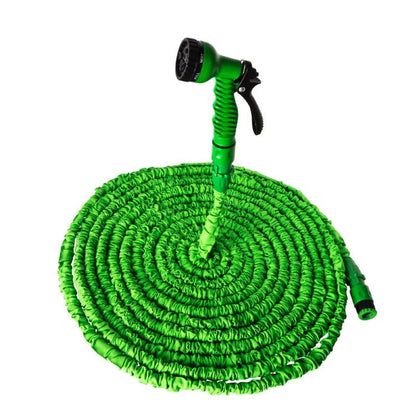 Furtun Extensibil de Gradina cu Pistol Multifunctional pentru Udat, Lungime 60m, Verde BESTSELLS