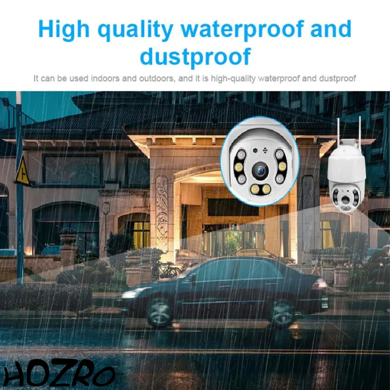 Cameră Supraveghere HOZRO, WiFi Smart Camera – Monitorizare Video HD, Detectare Mișcare și Control de la Distanță prin Smartphone HOZRO