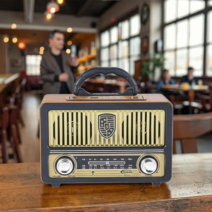🎼 BOXĂ RETRO BLUETOOTH YG-112BT – AURIU, SUNET CLAR, DESIGN VINTAGE, ATMOSFERĂ UNICĂ BESTSELLS