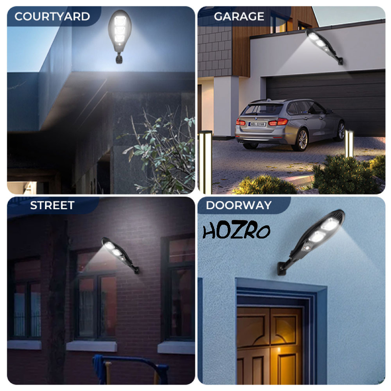 Lampă Solară HOZRO, Model LL-62T – Iluminare LED Puternică, Încărcare Solară, Rezistentă la Intemperii, Ideală pentru Curți și Grădini HOZRO