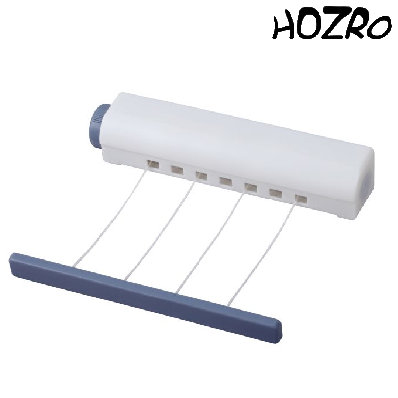 Uscător Rufe HOZRO, Retractabil cu Sfoară – Suport Compact și Reglabil pentru Haine, Ideal pentru Balcon, Baie sau Terasă HOZRO