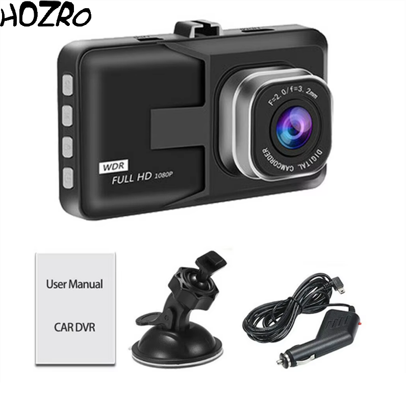 Cameră Auto WDR HOZRO, Full HD cu Unghi Larg, Night Vision și Senzor de Mișcare – Înregistrare Clară Zi și Noapte, Protecție Avansată în Trafic și Funcție de Monitorizare la Parcare HOZRO