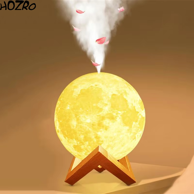 Difuzor HOZRO, Aromaterapie Moon – Lampă Umidificator în Formă de Lună, cu Iluminare LED și Design Relaxant HOZRO