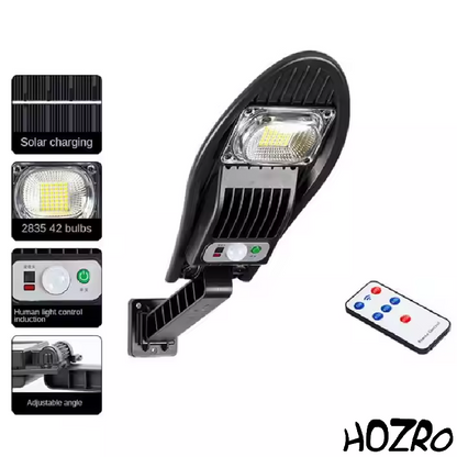Lampă Solară HOZRO, Model 776B – Iluminare LED Puternică, Încărcare Solară, Rezistentă la Intemperii, Ideală pentru Exterior HOZRO