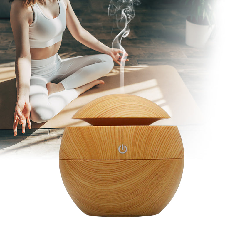 🌿 Aromaterapie HOZRO, Model098 Bej – Difuzor Elegant pentru Relaxare, Meditație și Atmosferă Plăcută în Dormitor, Living sau Birou, cu Design Modern și Funcționare Silențioasă HOZRO