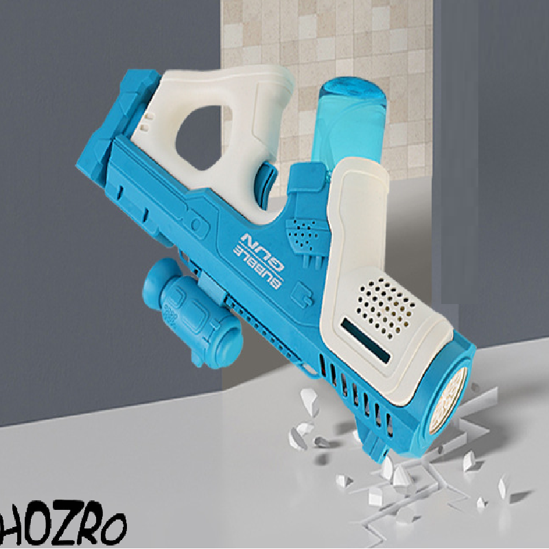 Pistol HOZRO, pentru Baloane „Baster Blue” — Pistol de Apă Compact, Rapid și Sigur pentru Jocuri în Aer Liber, Reîncărcabil cu Baloane Instant, Mecanism Anti-Scurgere și Design Ergonomic Albastru HOZRO