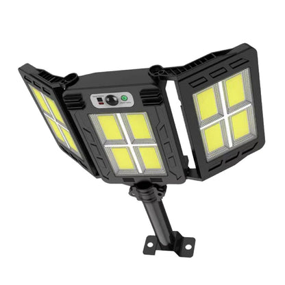 Lampă Solară de Perete / Stradală HOZRO, Model W786COB – Iluminare LED Dreptunghiulară, cu Senzor de Mișcare, Rezistentă la Intemperii, Ideală pentru Exterior HOZRO