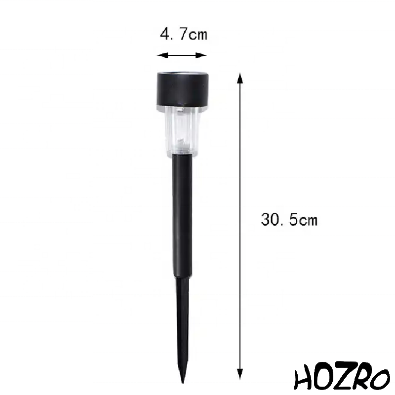 Set 10 Lămpi Solare de Grădină HOZRO, cu Țăruș de Fixare, Iluminat Exterior LED, Încărcare Solară, Rezistente la Intemperii HOZRO