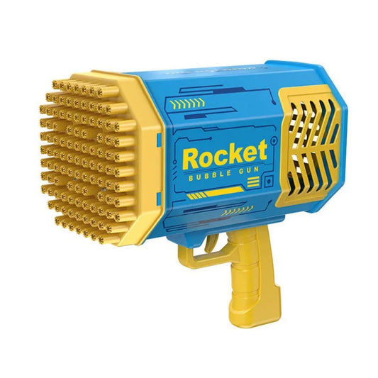 Pistol Electric de Baloane – Bubble Bazooka cu 69 de Orificii, Lumină LED, Reîncărcabil, Strong Wind – Joacă spectaculoasă în aer liber pentru copii BESTSELLS