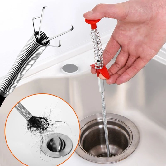 Clește Desfundat Profesional HOZRO, pentru Țevi și Chiuvete – Instrument Practic și Rezistent pentru Îndepărtarea Obstrucțiilor, Ușor de Utilizat în Baie și Bucătărie HOZRO