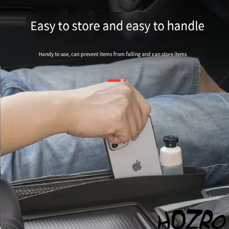 Set 2 Buzunare Suport pentru Mașină – Organizatoare Laterale Universale pentru Telefon, Documente și Accesorii Auto HOZRO