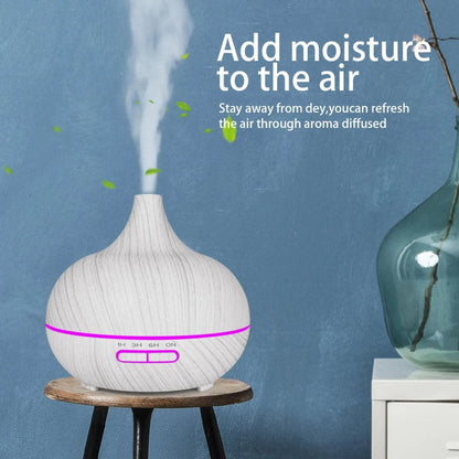 🌬️ Difuzor de Aromaterapie – 7 Culori LED, 2 Moduri de Lumină, 200ml, Silentios, Umidificator, Relaxare Totală BESTSELLS