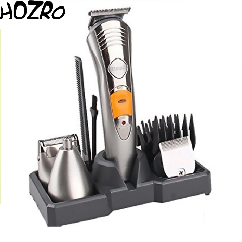 Aparat de Tuns HOZRO, Model BAY 580 – Trimmer Multifuncțional 7 în 1, Reîncărcabil, pentru Păr, Barbă și Îngrijire Personală HOZRO