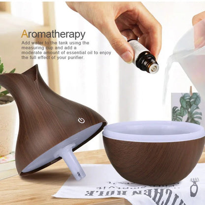 Umidificator Portabil cu Design din Lemn – Confort, Relaxare 🌿💧 BESTSELLS