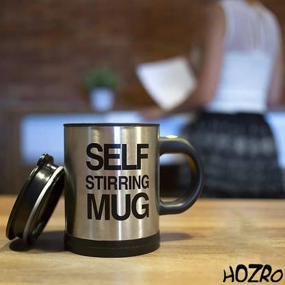 Cana Inteligentă HOZRO, cu Amestecare Automată – Self Stirring Mug, 350 ml, Ideală pentru Cafea, Ciocolată Caldă sau Băuturi Instant HOZRO