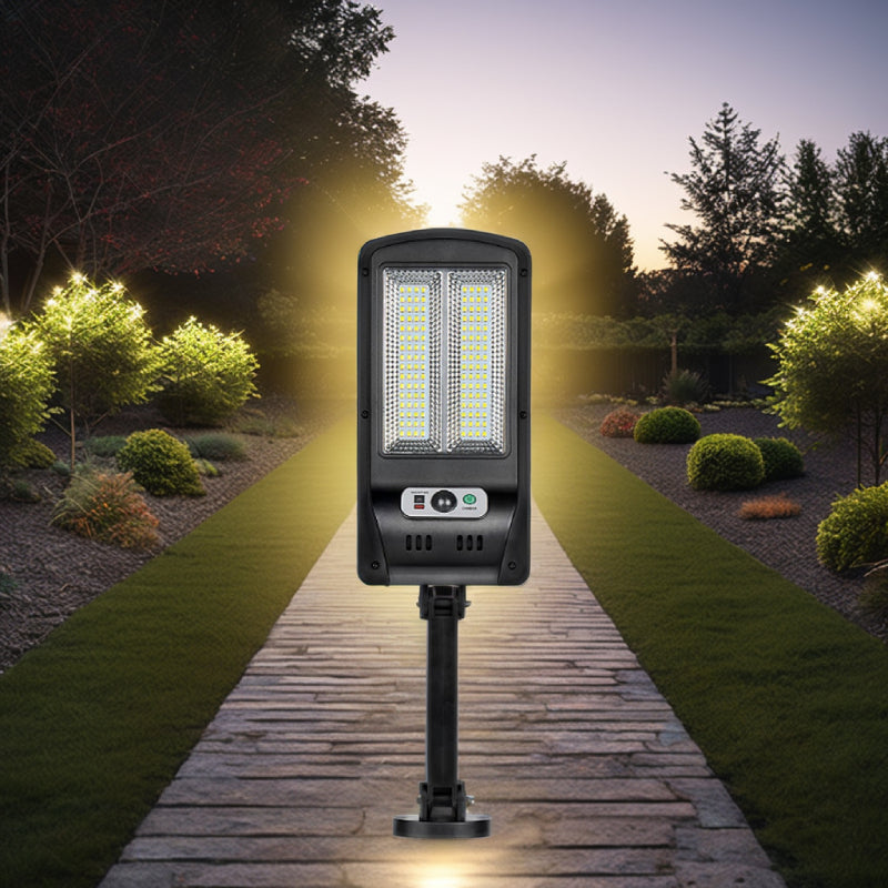 Lampă Solară HOZRO, Model W755-2 – Iluminare LED Puternică, Încărcare Solară, Rezistentă la Intemperii, Ideală pentru Exterior HOZRO