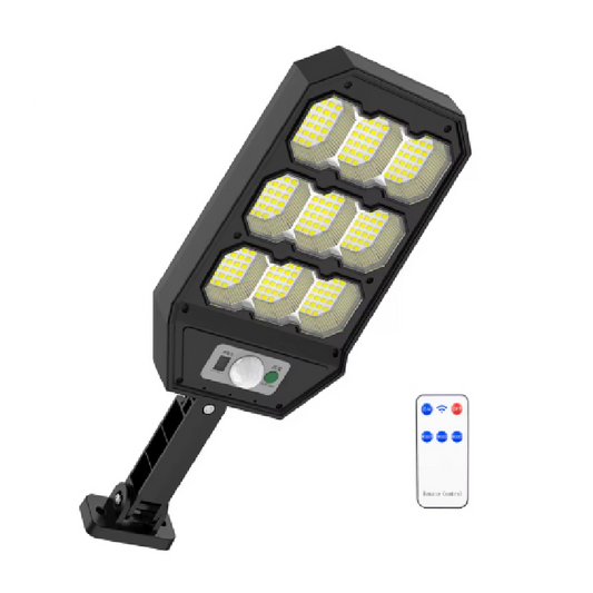 Lampă Solară HOZRO, Model LF-1769 – Iluminare LED Puternică, Încărcare Solară, Rezistentă la Intemperii, Ideală pentru Curți, Grădini și Spații Exterioare HOZRO