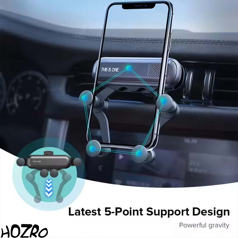 Suport Telefon HOZRO, Universal , Design Reglabil și Stabil pentru Birou, Mașină sau Acasă HOZRO