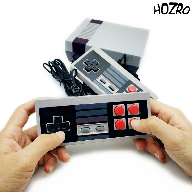 Consola Gaming Retro HOZRO, Cu 620 Jocuri Clasice, 2 Controllere, 4 butoane, Multiplayer HOZRO
