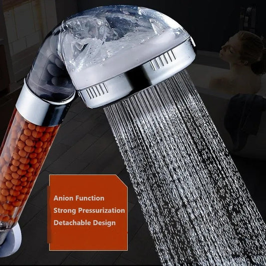 Cap de dus cu granule, ce filtreaza calcarul din apa BESTSELLS