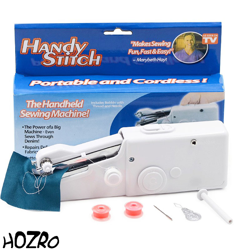 Mini Mașină de Cusut HOZRO, Portabilă , Compactă, Ușor de Utilizat, Ideală pentru Reparații Rapide și Proiecte DIY HOZRO