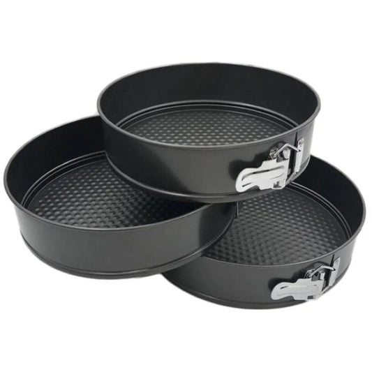 🎂 Set 3 Forme pentru Tort Rotund – Coacere Ușoară, Rezultate Profesionale! 🍰 BESTSELLS