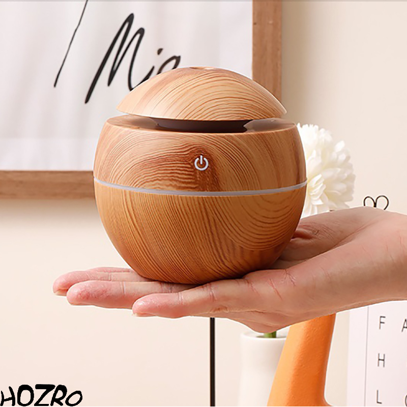 🌿 Aromaterapie HOZRO, Model098 Bej – Difuzor Elegant pentru Relaxare, Meditație și Atmosferă Plăcută în Dormitor, Living sau Birou, cu Design Modern și Funcționare Silențioasă HOZRO