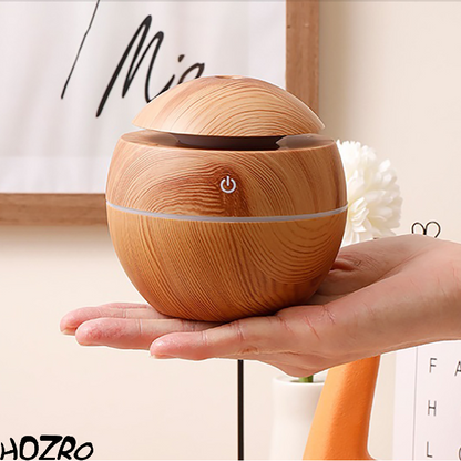 🌿 Aromaterapie HOZRO, Model098 Bej – Difuzor Elegant pentru Relaxare, Meditație și Atmosferă Plăcută în Dormitor, Living sau Birou, cu Design Modern și Funcționare Silențioasă HOZRO