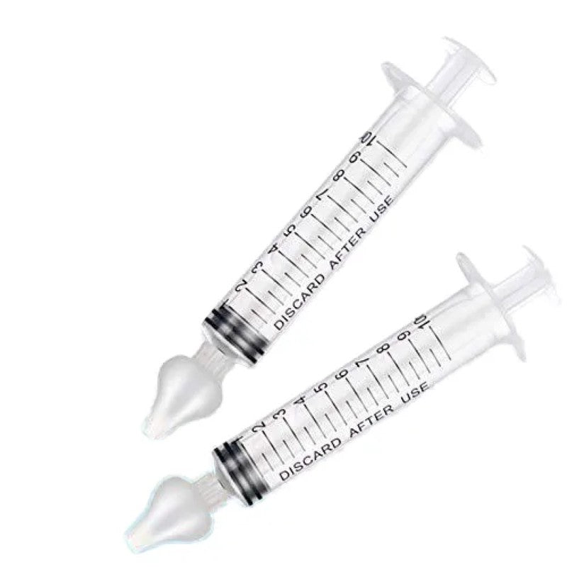 Set 2 buc Irigator Nazal tip Seringa pentru Spalarea Nasului, Curatare Sinusuri si Decongestie Nazala, pentru Bebelusi, Copii si Adulti, 10 ml BESTSELLS