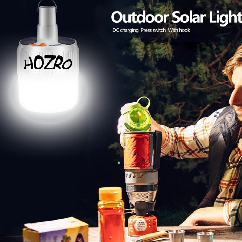 Bec cu Încărcare Solară HOZRO, Iluminat Economic și Ecologic pentru Interior și Exterior HOZRO