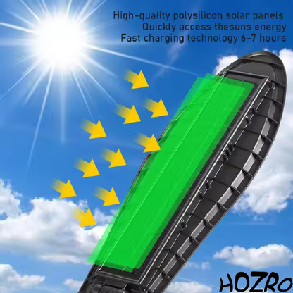 Lampă Solară HOZRO, Model 776B – Iluminare LED Puternică, Încărcare Solară, Rezistentă la Intemperii, Ideală pentru Exterior HOZRO