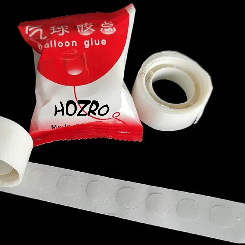 Rolă Glue HOZRO, pentru Baloane – Bandă Adezivă Transparentă pentru Decoruri și Aranjamente Festive HOZRO