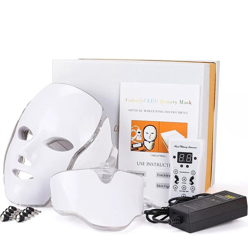 ✨ Mască Facială 7în1 cu LED – Tratamente profesionale, direct la tine acasă! BESTSELLS