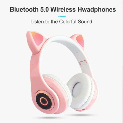 🎧 Căști Wireless Model Pisică B39 – Sunet HiFi, Iluminare RGB și Stil Unic! 🐱 BESTSELLS
