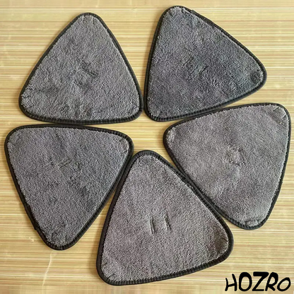 Set de 3 Lavete Mop Triunghi HOZRO, Culoare Gri Eleganta, Material Absorbant de Inalta Calitate, Ideal pentru Curatarea Eficienta a Colturilor si Suprafetelor Dificile, Usor de Intretinut si Durabile pentru Utilizare Zilnica HOZRO