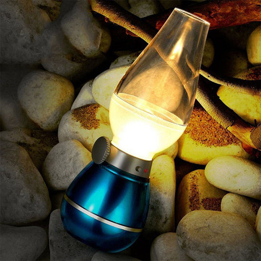 Lampă Gaz Retro HOZRO, Model YZ-2018 – Design Vintage, Lumină Caldă pentru Decor, Camping și Atmosferă Romantică HOZRO