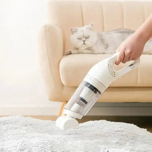 Aspirator fără Fir HOZRO, Model JB 168 Alb – Putere Mare, Design Ergonomic și Filtru HEPA Lavabil HOZRO