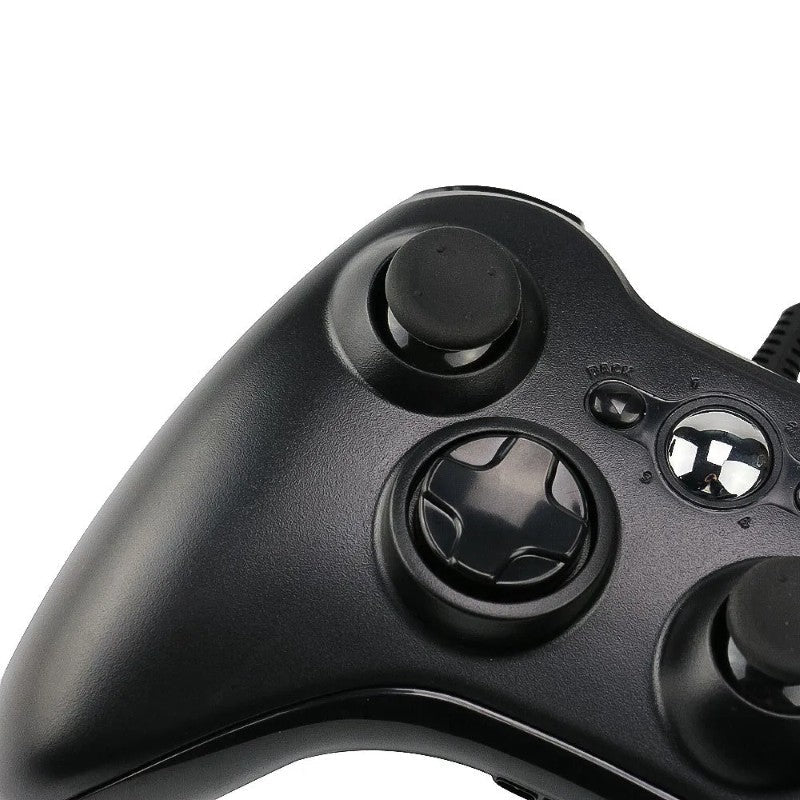 🎮 Controller de Joc cu Fir – Negru – Compatibil Xbox 360 / PC BESTSELLS