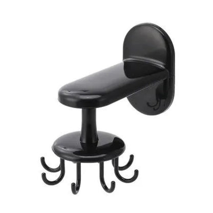 Suport rotativ pentru ustensile de bucatarie, Negru 🔄🍴 BESTSELLS