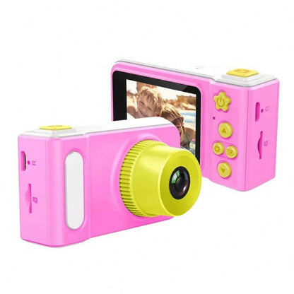 Cameră Foto-Video pentru Copii HOZRO, cu Ecran LCD Color, Acumulator Reîncărcabil Integrat, Design Rezistent și Ușor, Funcție Foto și Video HD, Ideală pentru Cadou Educațional și Distractiv HOZRO