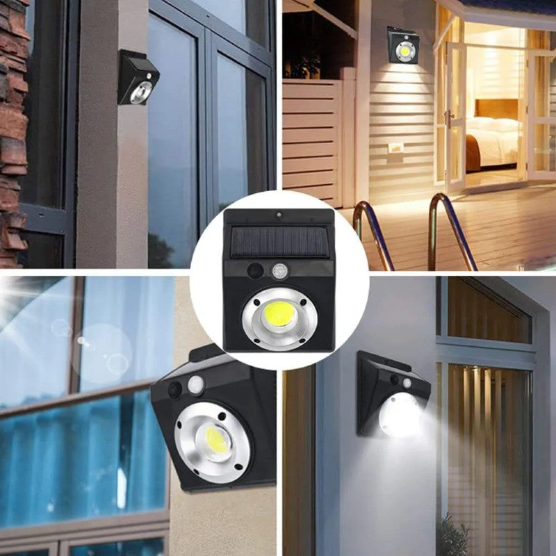 Lampă Solară de Perete LF-1628 – COB LED, Senzor PIR de Mișcare, IP65, Ideală pentru Curte, Gard sau Garaj BESTSELLS