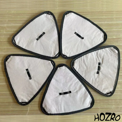 Set de 3 Lavete Mop Triunghi HOZRO, Culoare Gri Eleganta, Material Absorbant de Inalta Calitate, Ideal pentru Curatarea Eficienta a Colturilor si Suprafetelor Dificile, Usor de Intretinut si Durabile pentru Utilizare Zilnica HOZRO