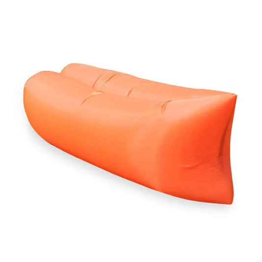 Saltea Gonflabilă Lazy Bag Tip Sezlong – Perfectă pentru Camping, Plajă și Piscină! 🏖️Portocalie BESTSELLS